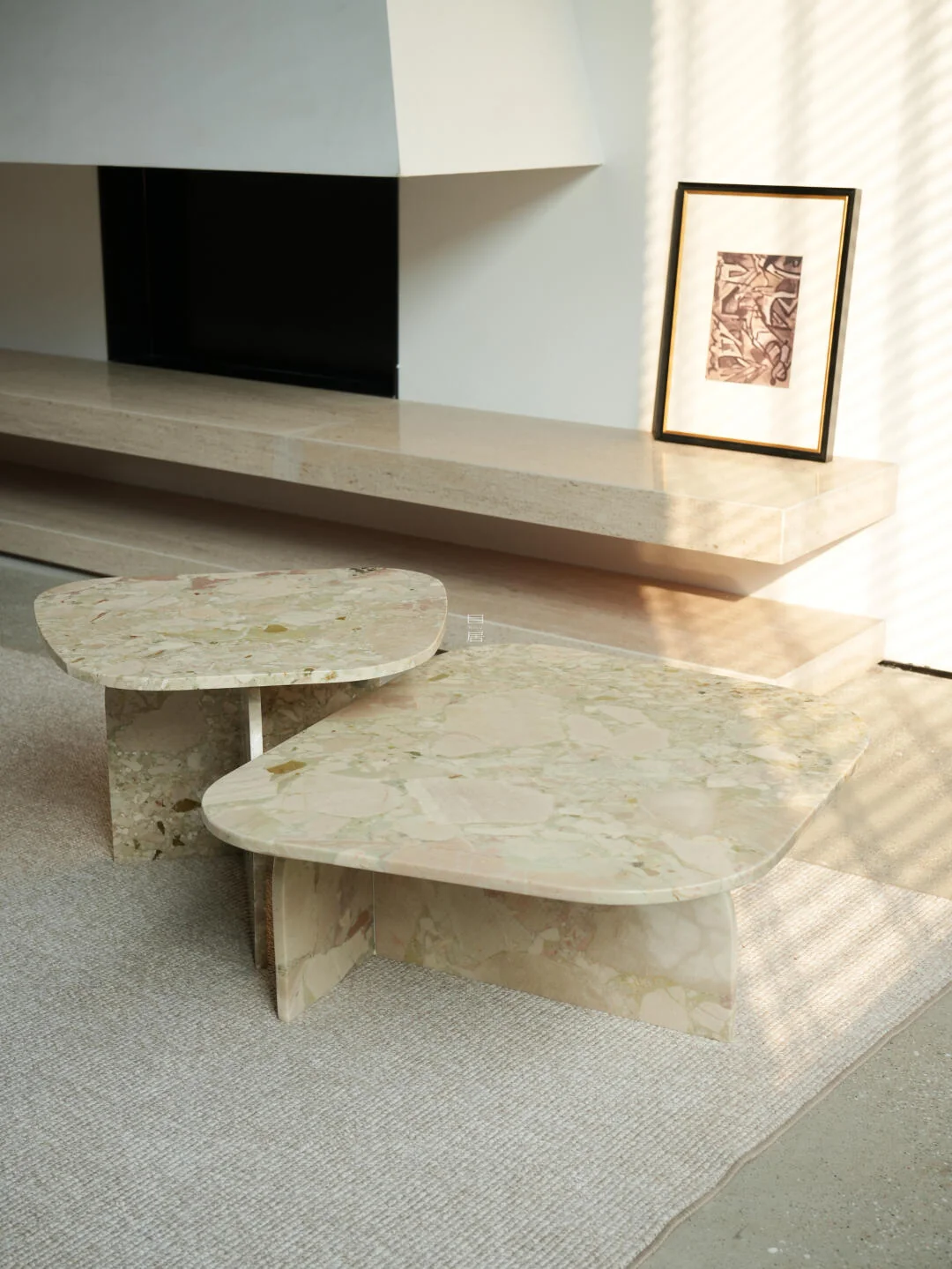Pearl Lane Coffee Table in a finished interior.
