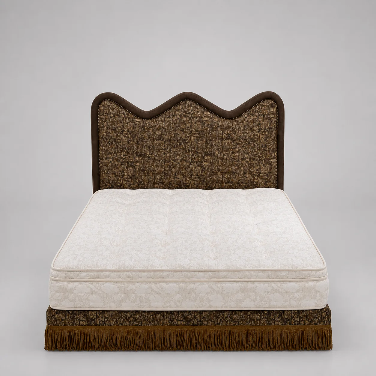 A00007 Bed in a finished interior.