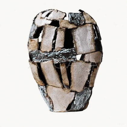 Mosaic Ceramic Vase — product view