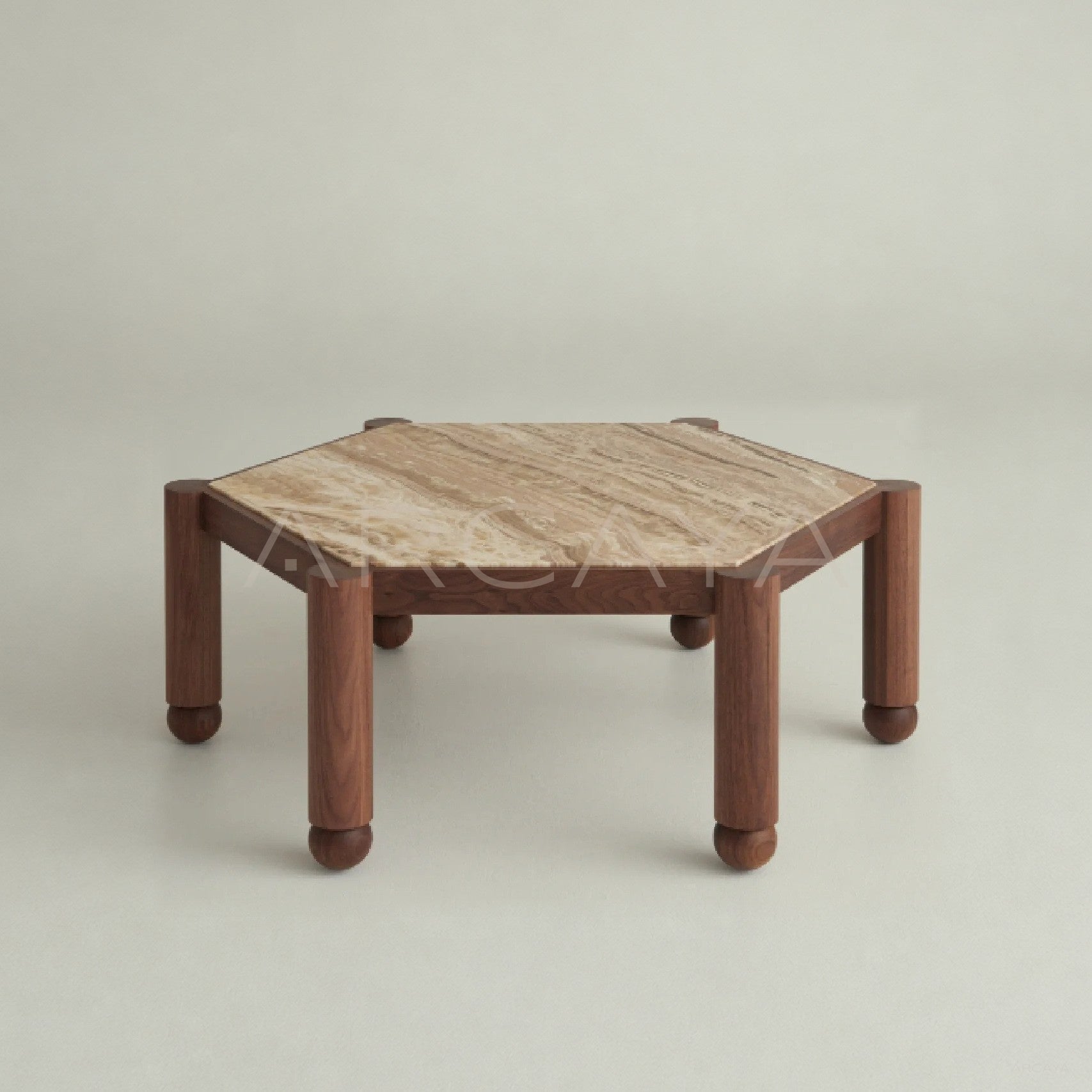 Hexagonal Vintage Coffee Table