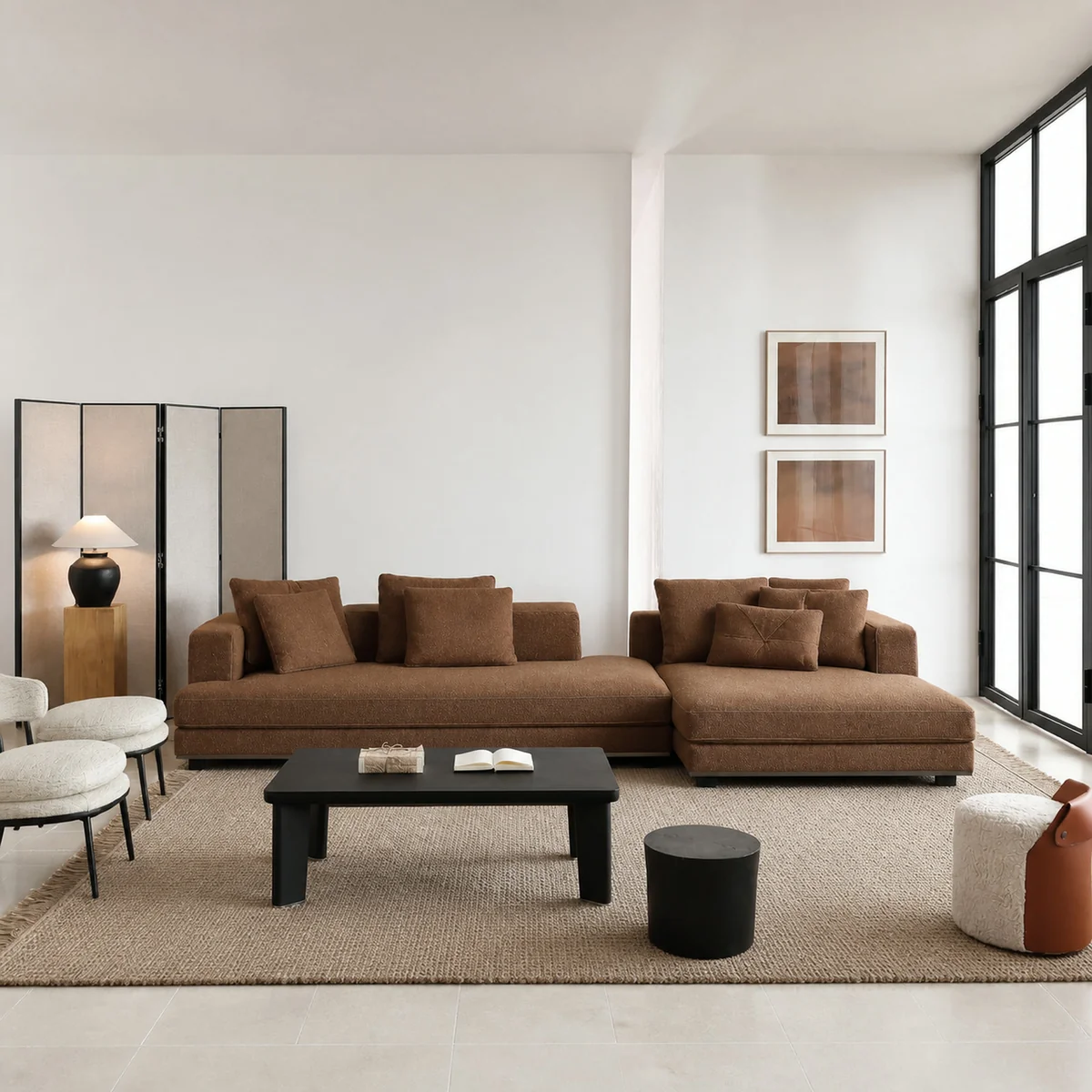 Elara Lake Straight Sofa