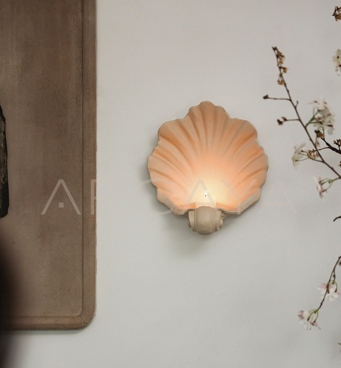 Seashell Coastal Decor — Wall Lighting