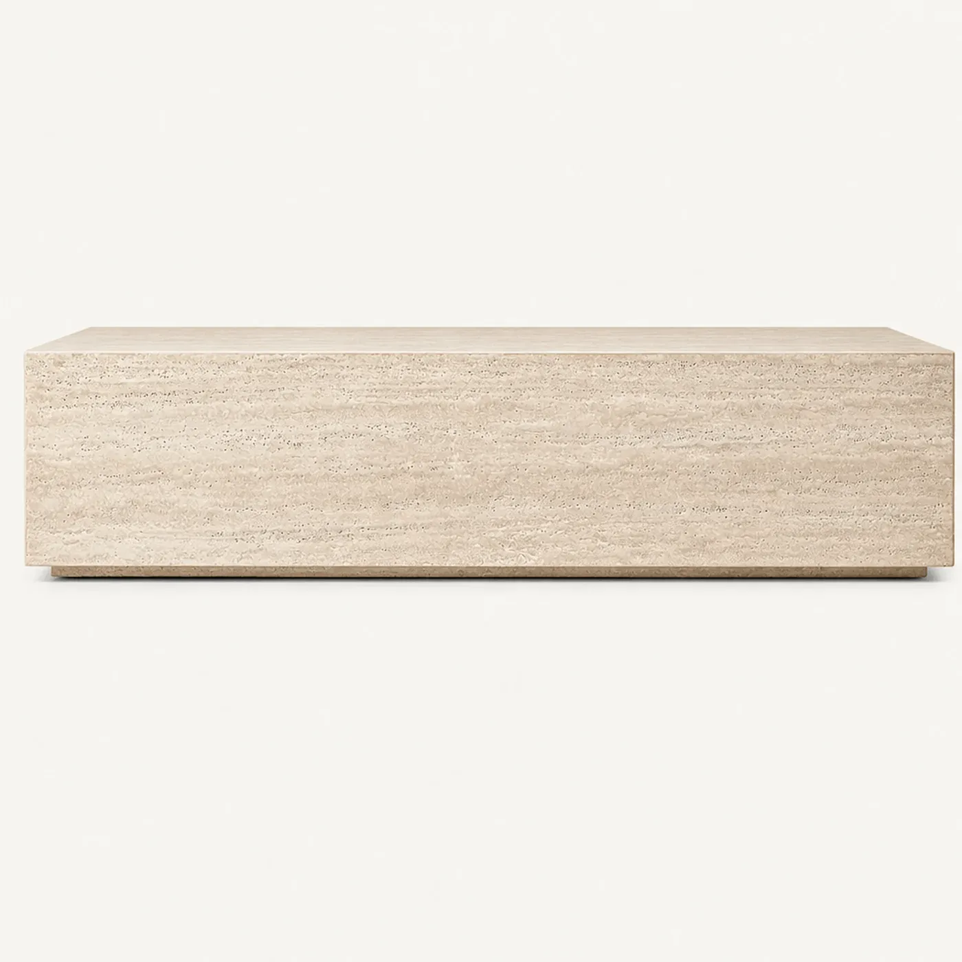 Bloc Travertine Cube Table