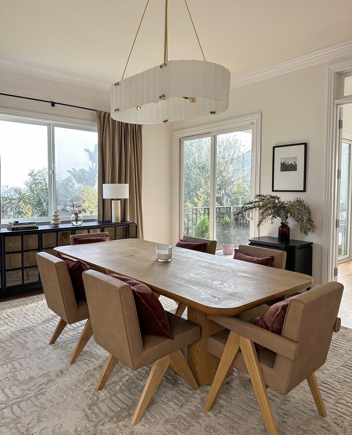 Open It Up to the View  contemporary dining room idea