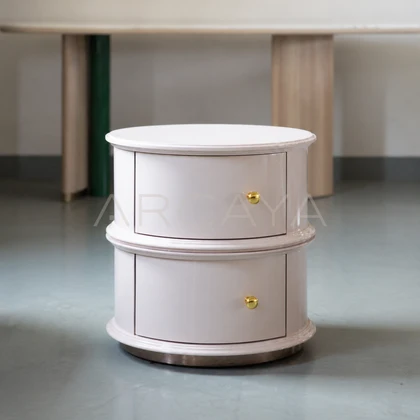 Haven Slate Nightstand - front view 03