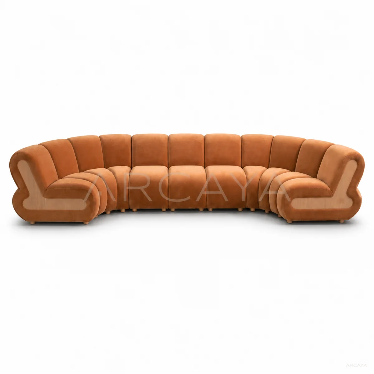 Isla Blanc Curved Sofa