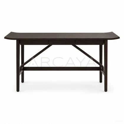 Sable Blanc Desk - product view on a white background 04
