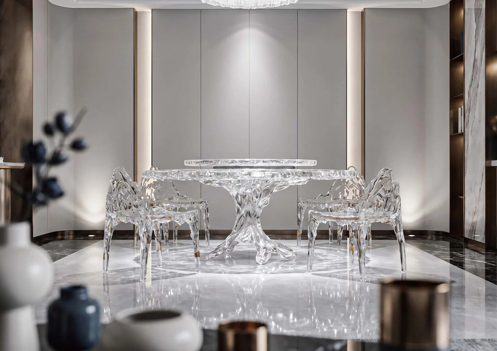 Yun Brocade — Dining Table | Tables & Consoles