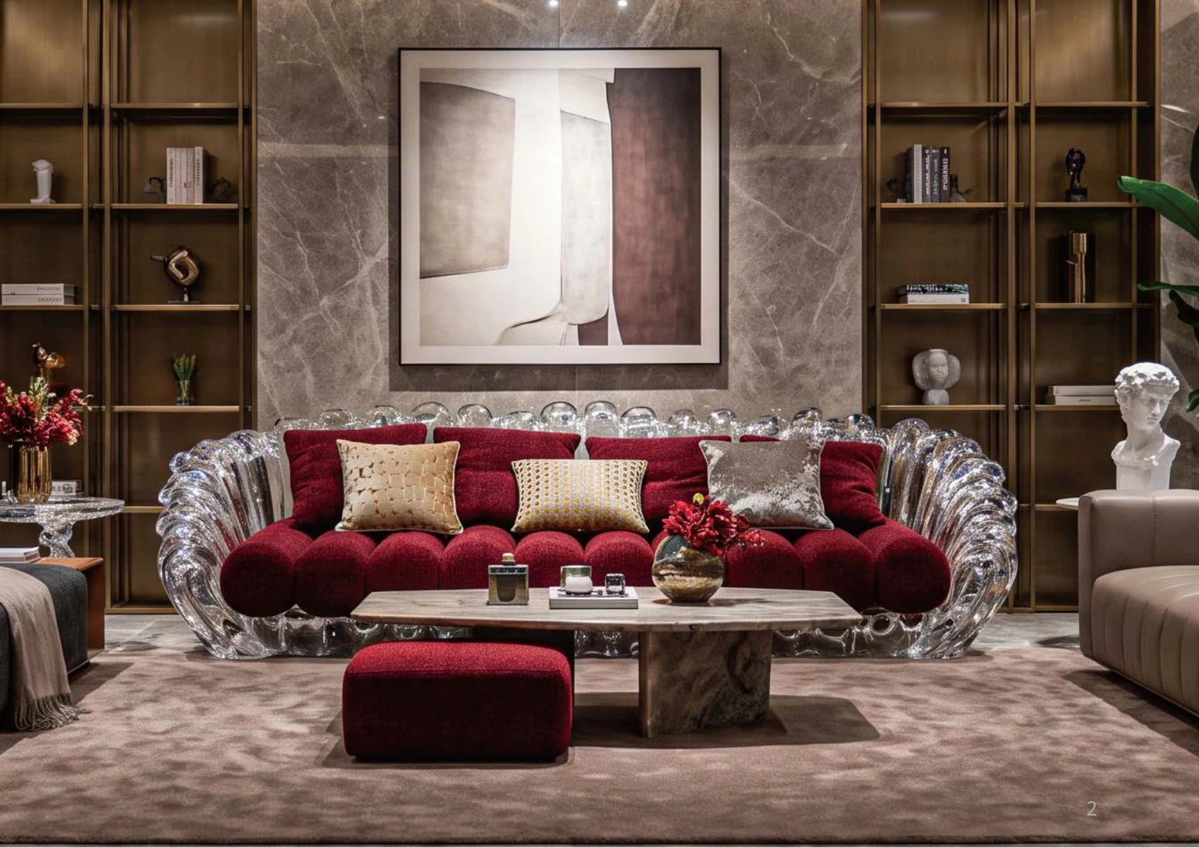 Abundant Flowers — Sofa | Seating & Display