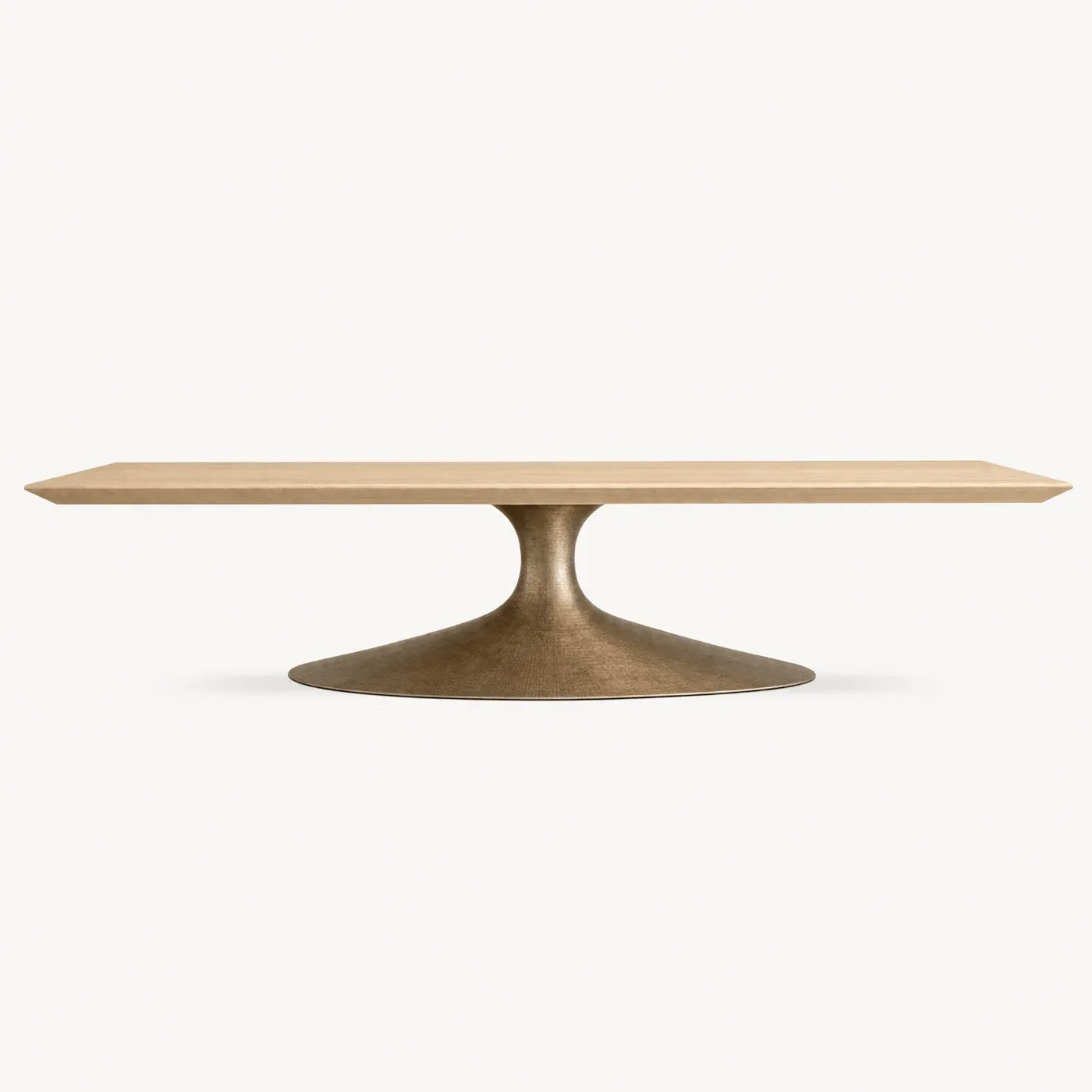 Alton Oak Brass Side Table
