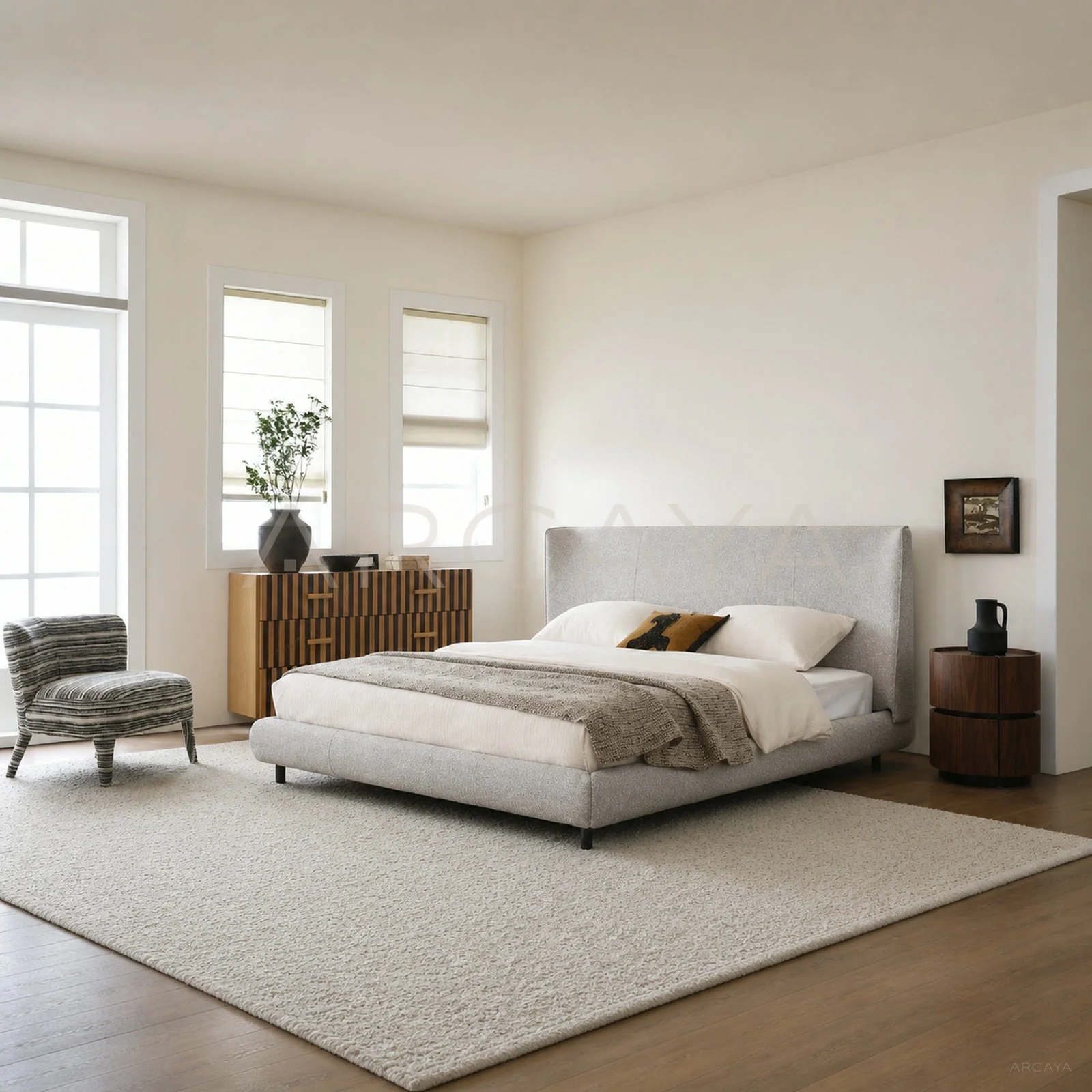 Aurelia Mont Bed - front view 01