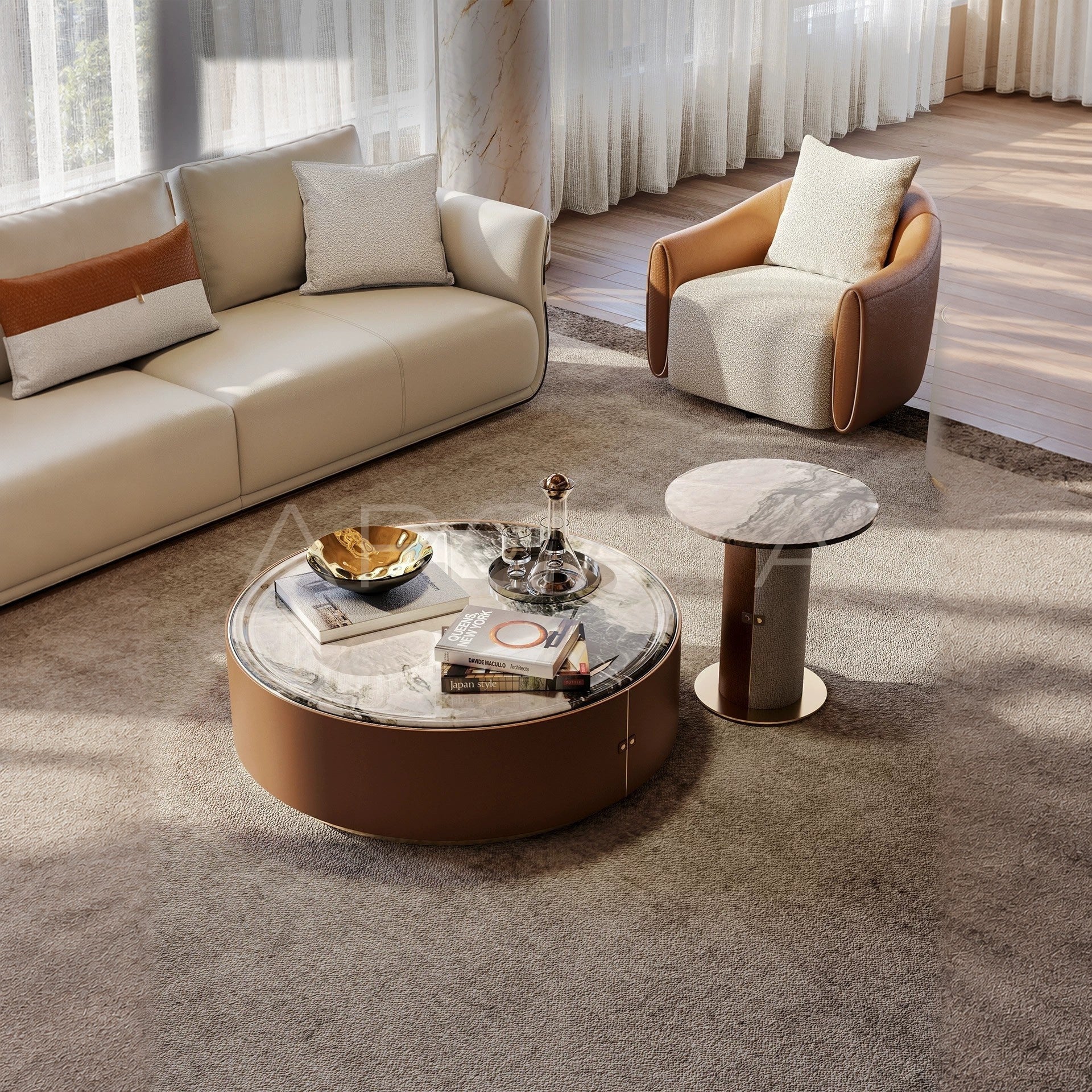 Hottop Carson Coffee Table Set