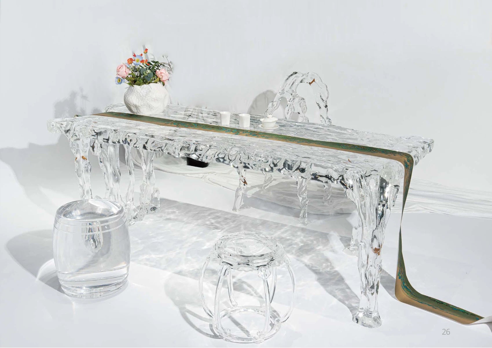 Listening to the Stream — Tea Table | Tables & Consoles