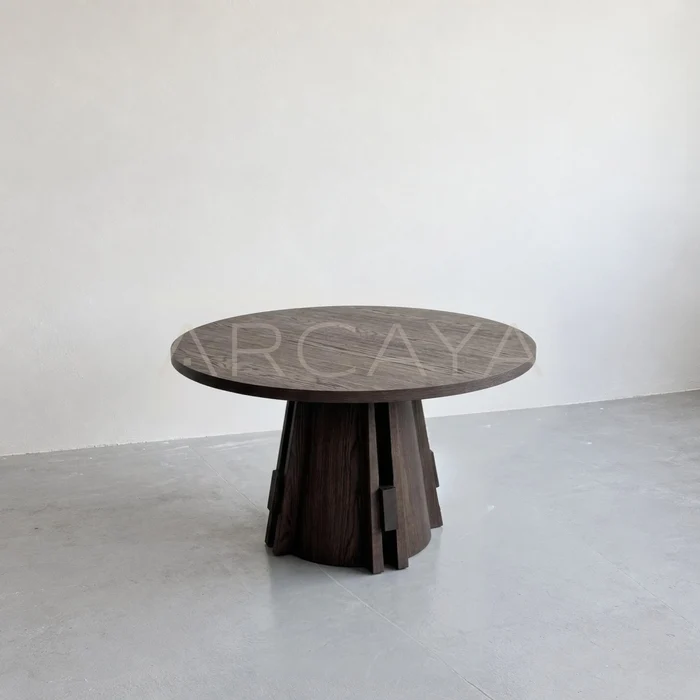 Oak Round Dining Table Custom