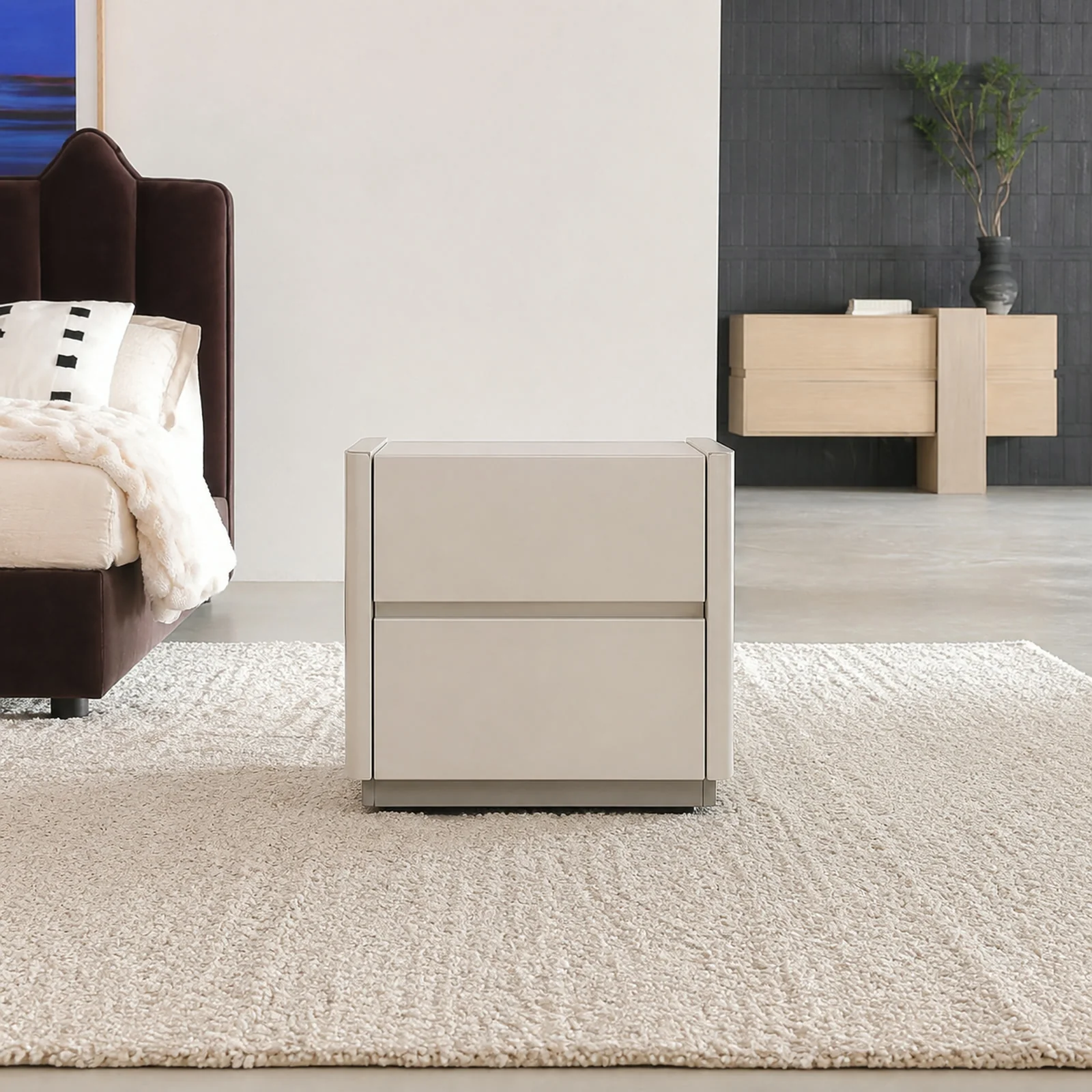 N328 Nightstand in a finished interior.