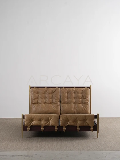 Elodie Pearl Bed - front view 19