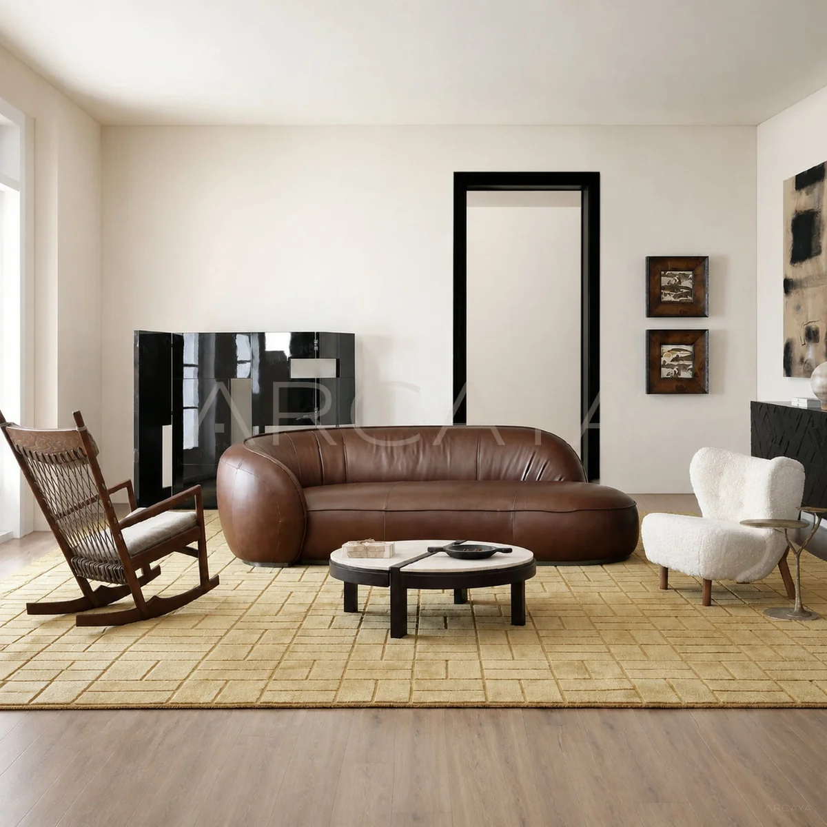 Della Studio Straight Sofa