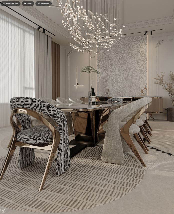 Create a Feature Wall  contemporary dining room idea