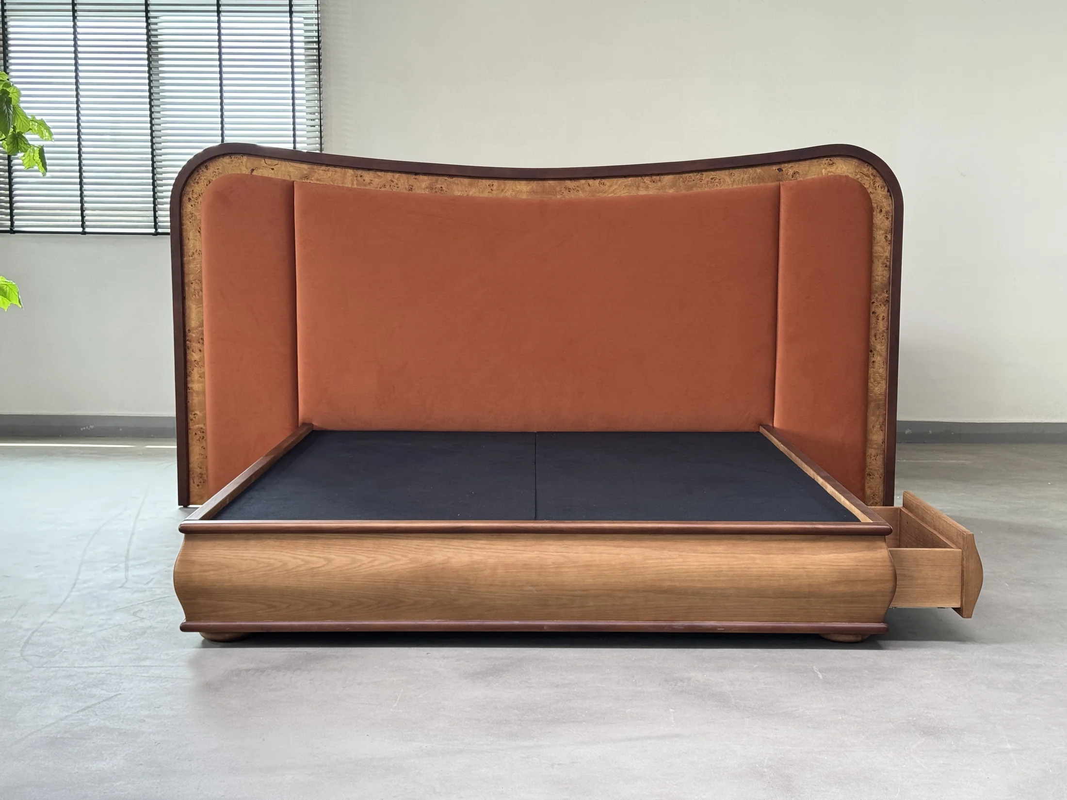 A00026 Bed in a finished interior.