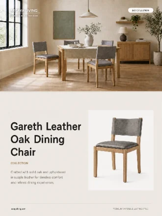 Arcaya Living Wood & Woven Chairs brochure