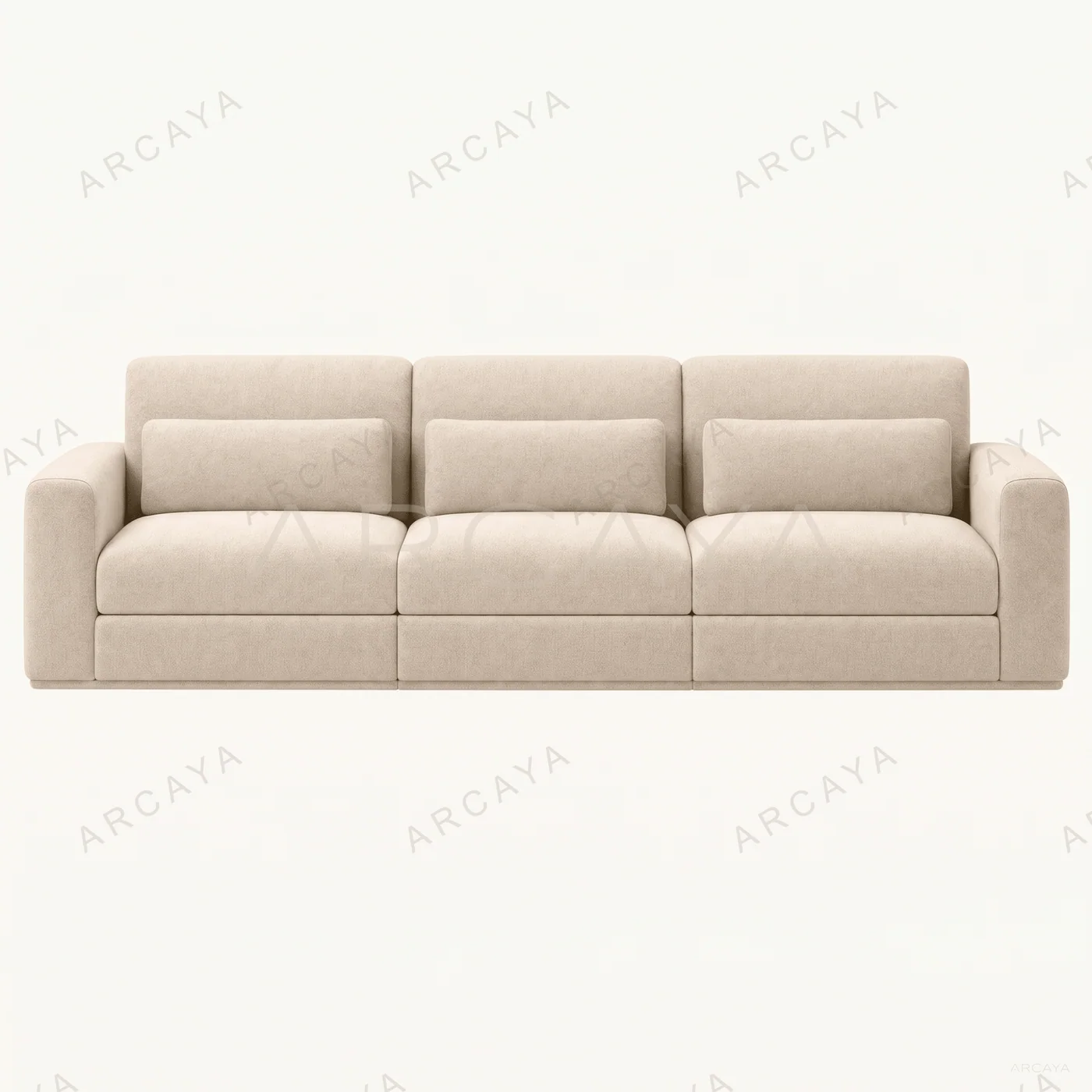 Contemporary Modular Three Seat Lounge Sofa