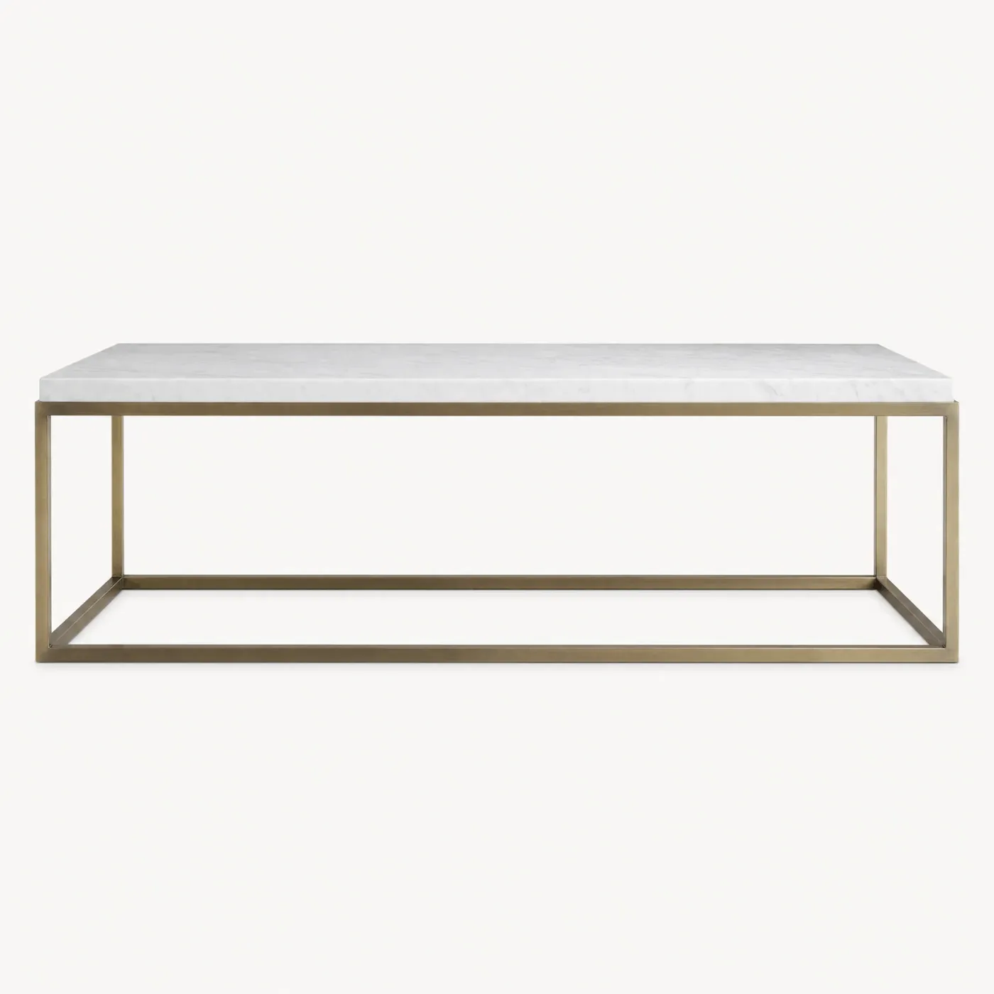 Elara Marble Brass Side Table