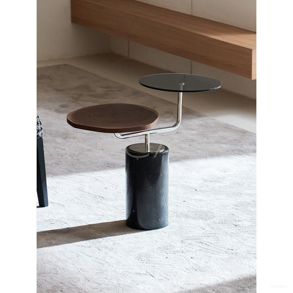 Ribbon Chair Mid Century Side Table