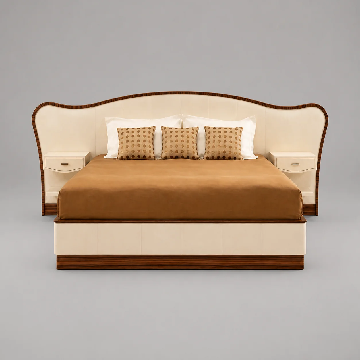 A00063 Bed in a finished interior.