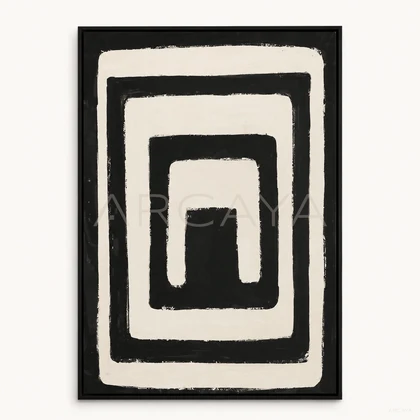 Nested Maze Wall Art — product view