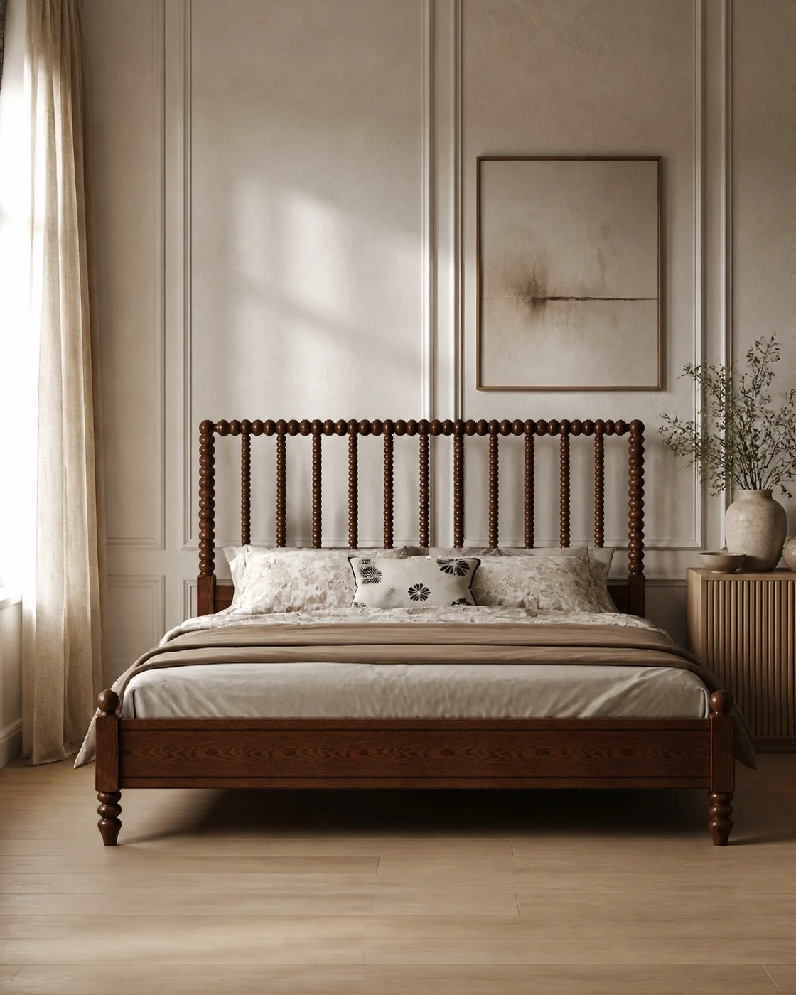 Juno Bed in a finished interior.