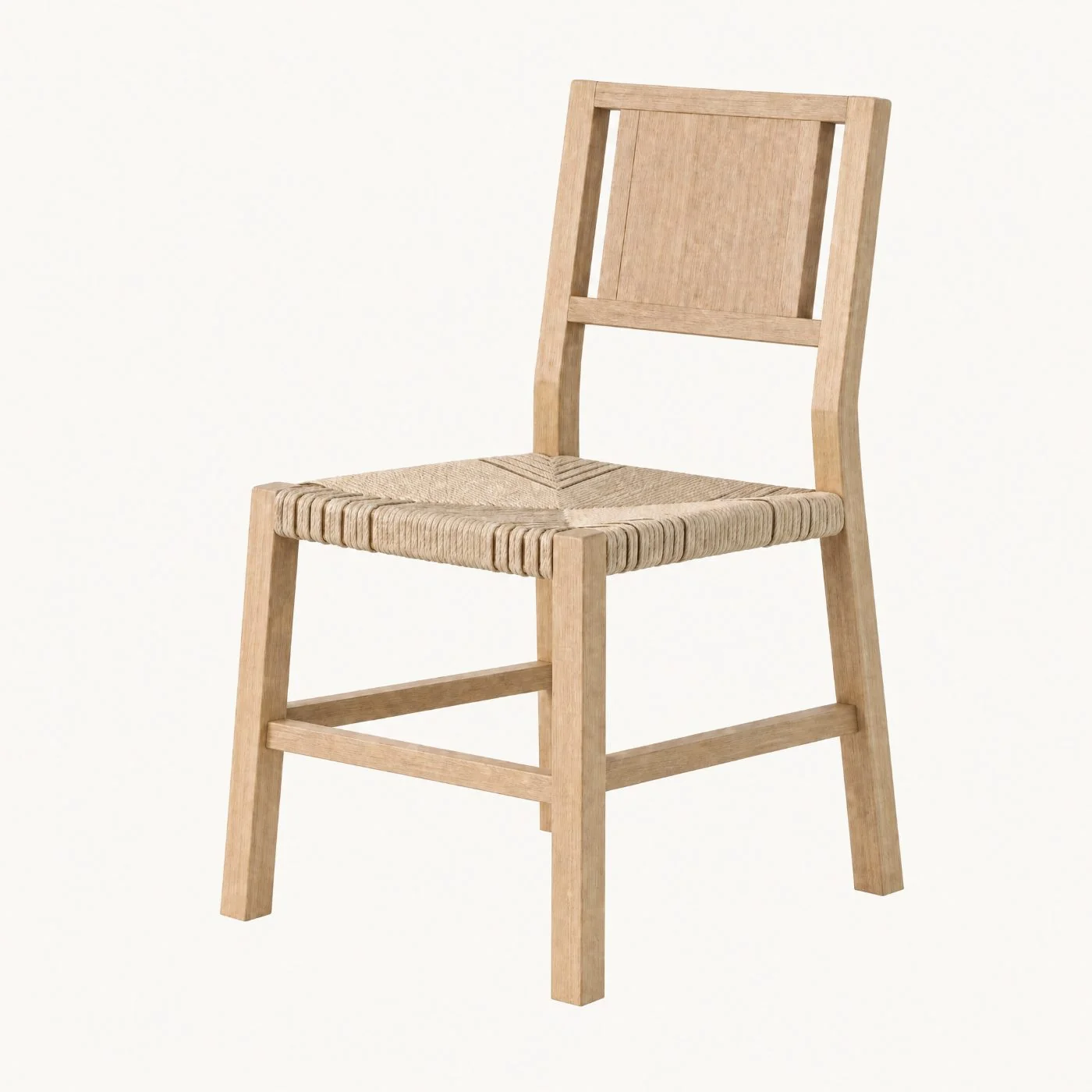 Rush Seat Oak Dining Chair