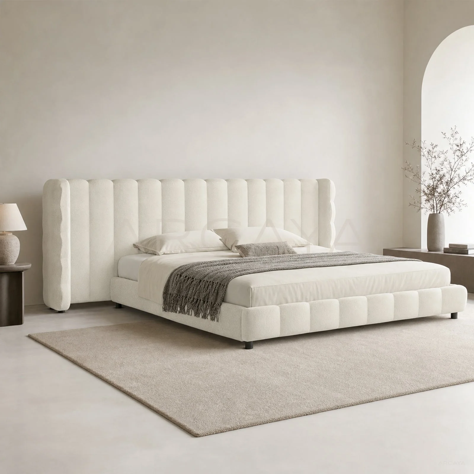 Aveline Arc Bed - front view 01