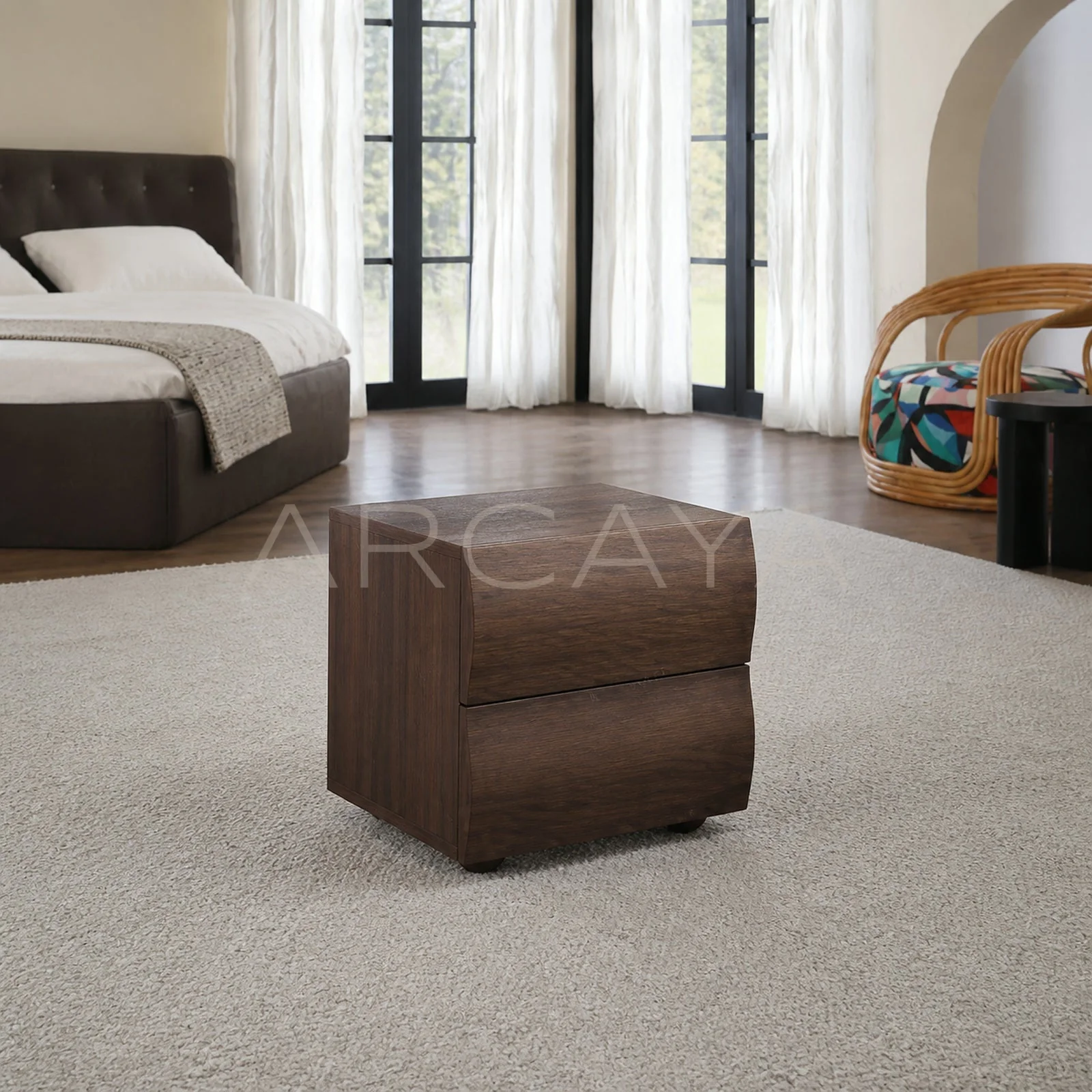 Celine Summit Nightstand - front view 01