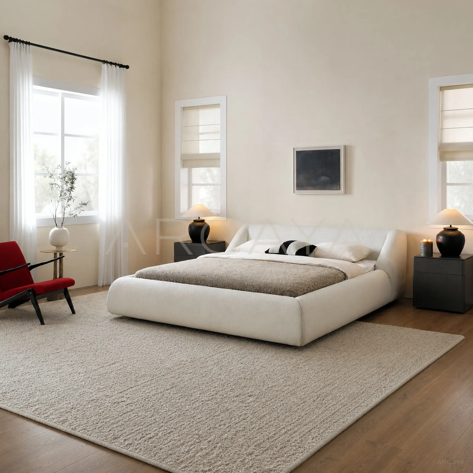 Aveline Brook Bed - front view 01