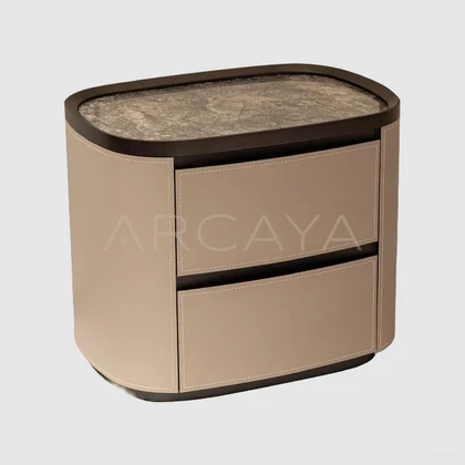 Orla Bay Nightstand - front view 03