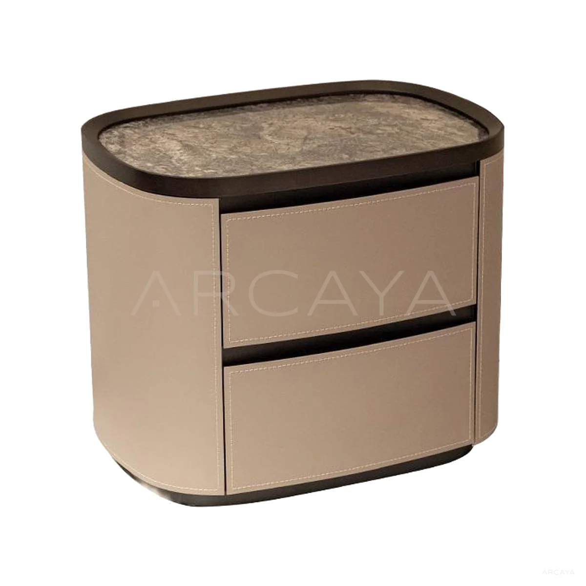 Orla Bay Nightstand - product view on a white background 01
