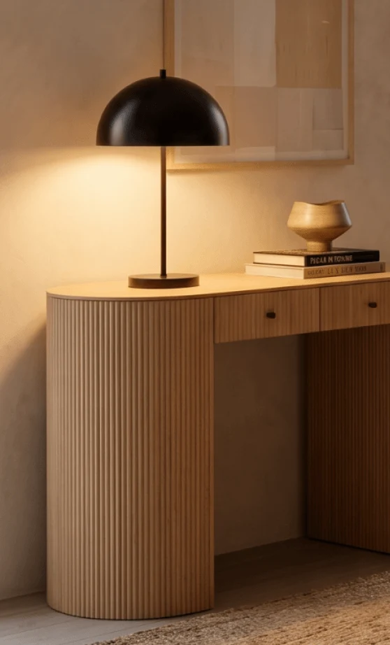 Warm Contemporary Study