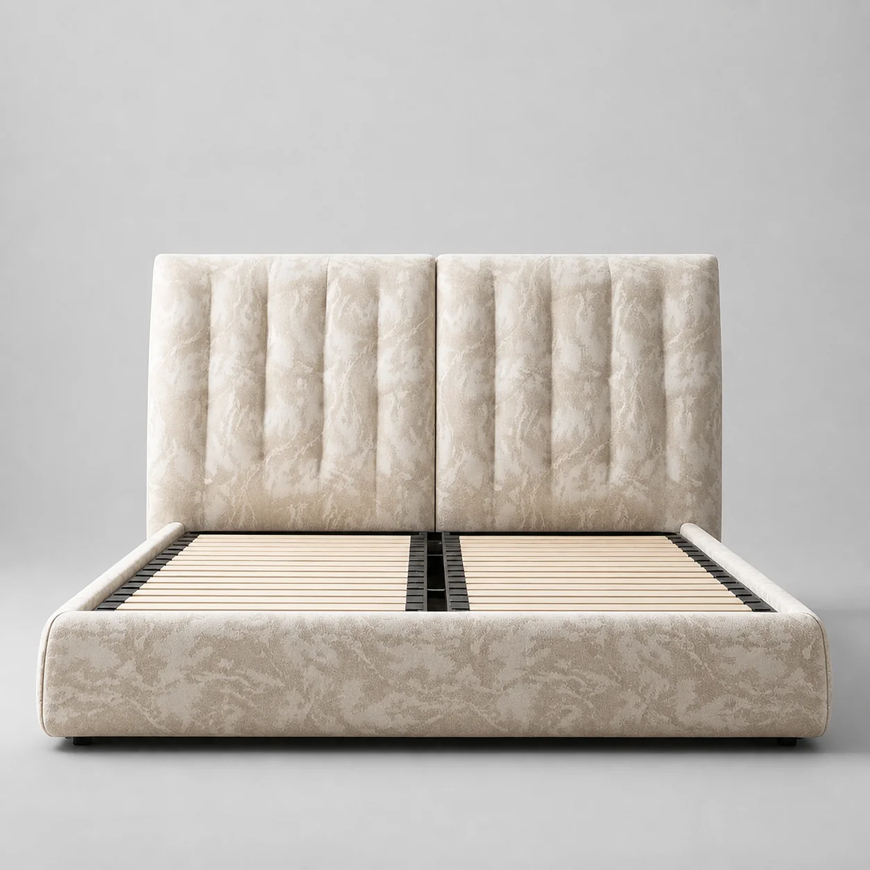 A00004 Bed in a finished interior.