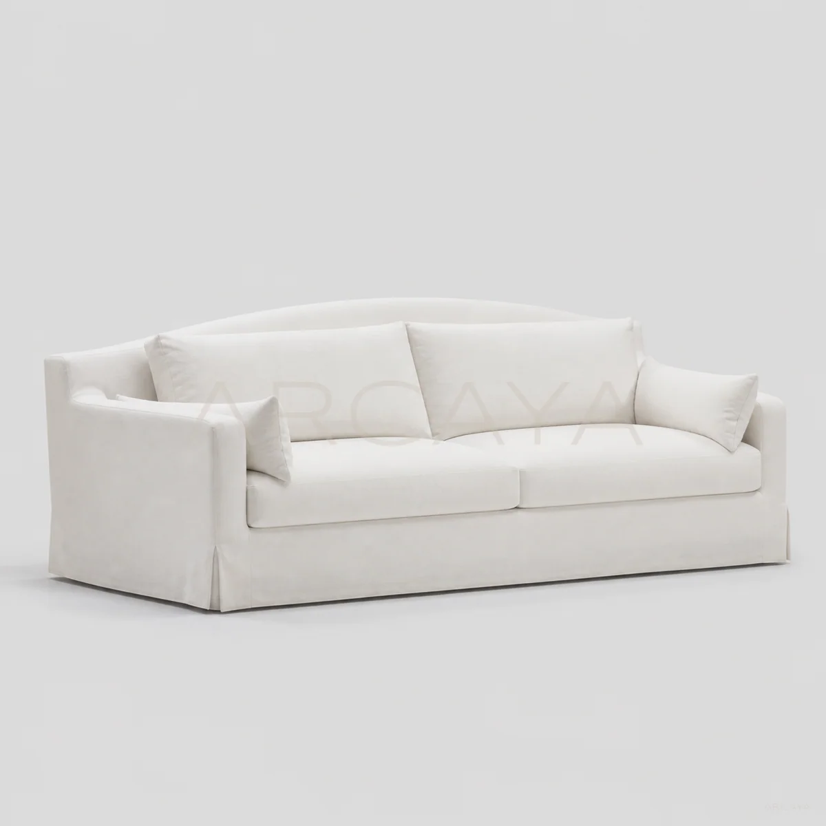 Sable Oak Straight Sofa
