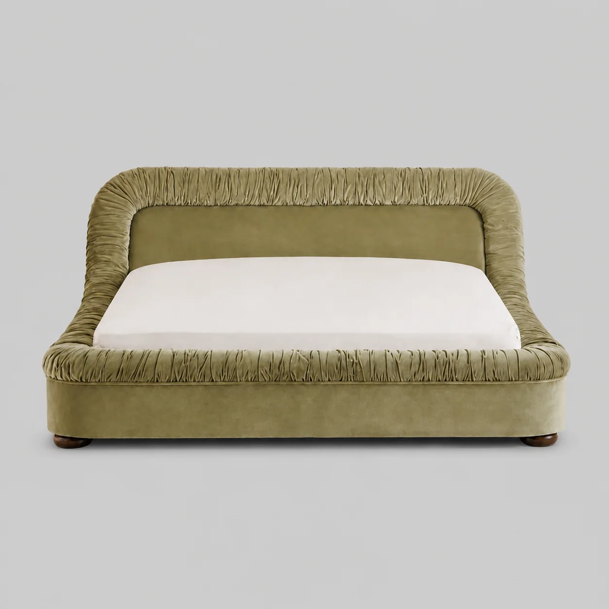 A00109 Bed in a finished interior.