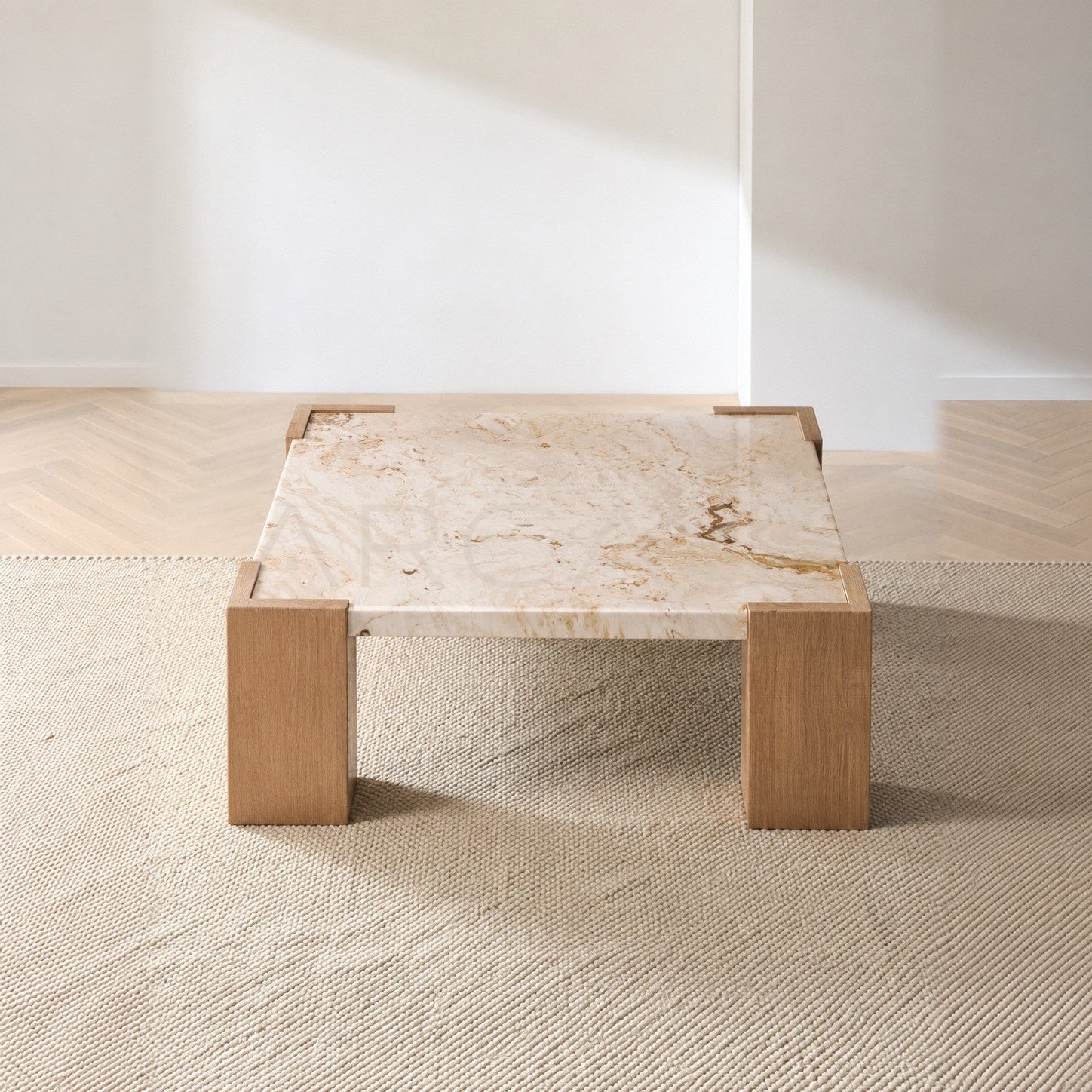 Persian White Jade Coffee Table