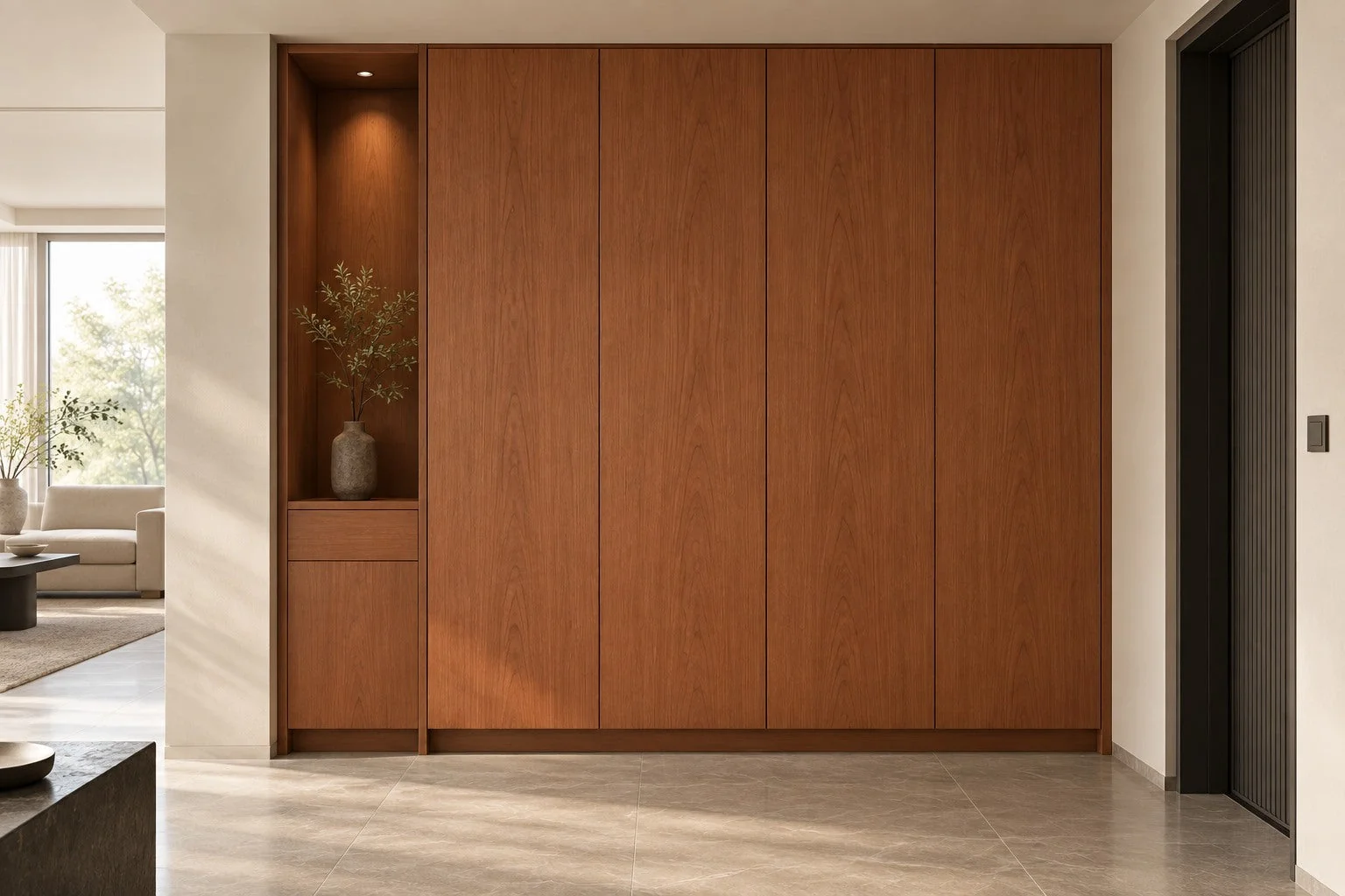 Custom cabinetry in Small-leaf Cherry