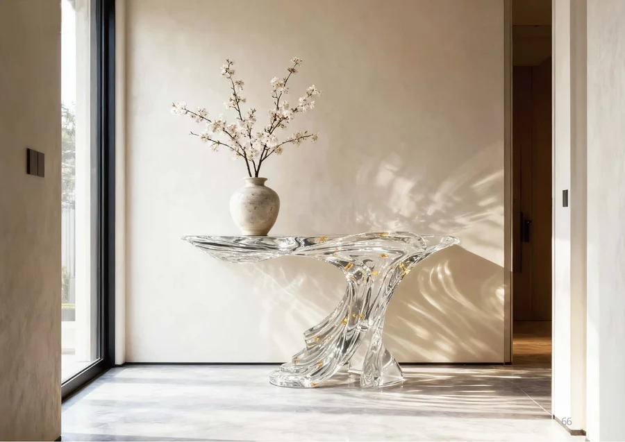 Gentle Breeze over Lotus — Tables & Consoles — T071 — image 1