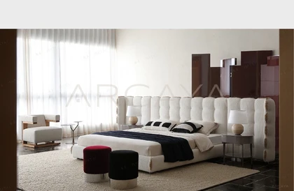 Aveline Ash Bed - front view 03