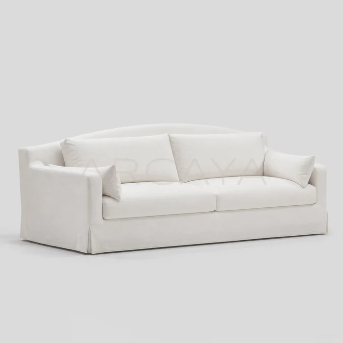 Sable Oak Straight Sofa