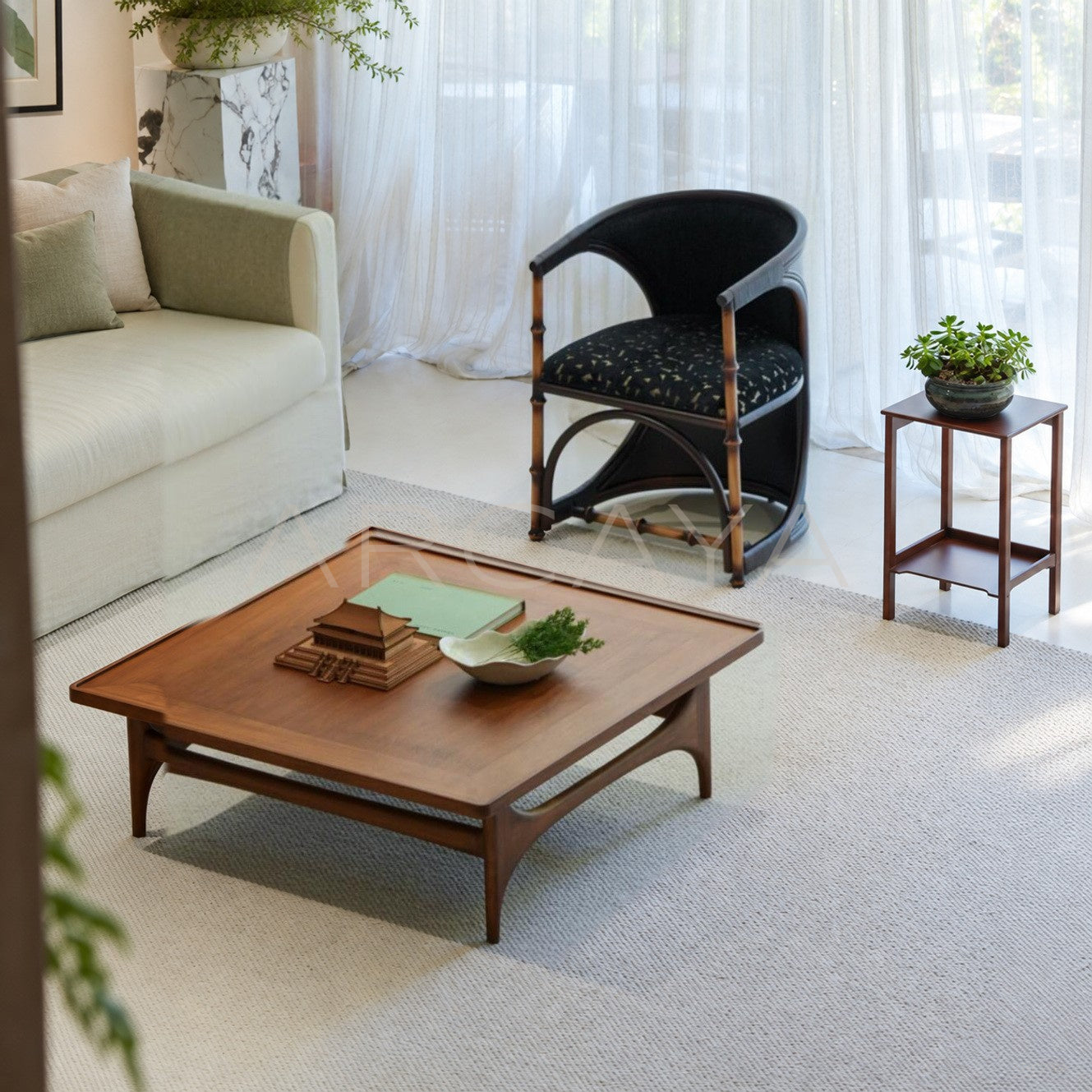Autumn Home Coffee Table Lounge Chair