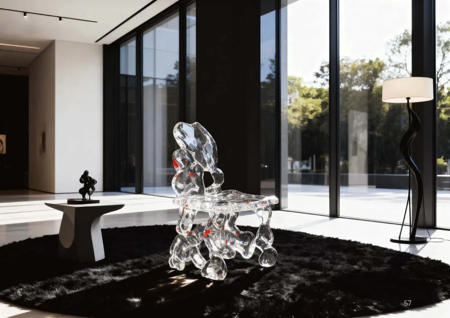 Simple and unadorned chair — Seating & Display — S062 — image 1
