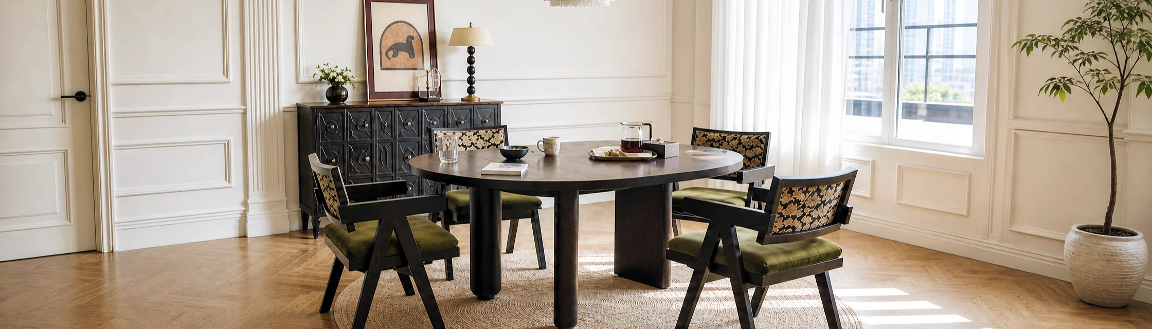 Build a dining setting around the way you gather.