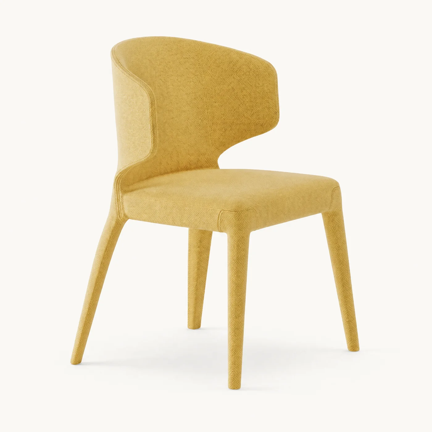 Wood Frame Minimal Dining Chair