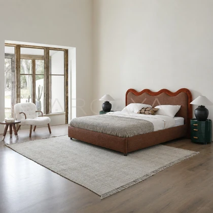 Aurelia Pearl Bed - front view 01
